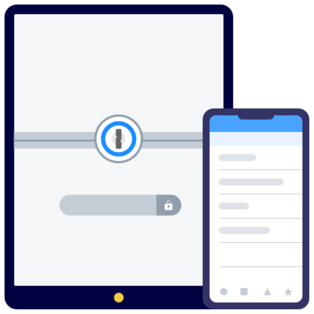 A picture of mobile devices