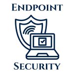 Endpoint Security with image of computer and shield