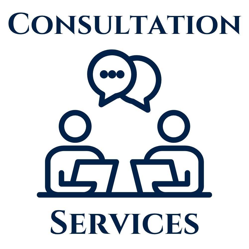 its consultation services with icon of two people with their laptops talking