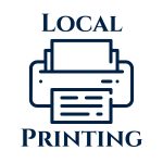 local printing with image of printer