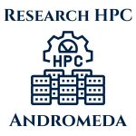 Research HPC - Andromeda with icon of hpc