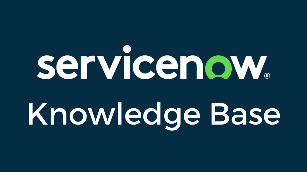 ServiceNow Knowledge Base