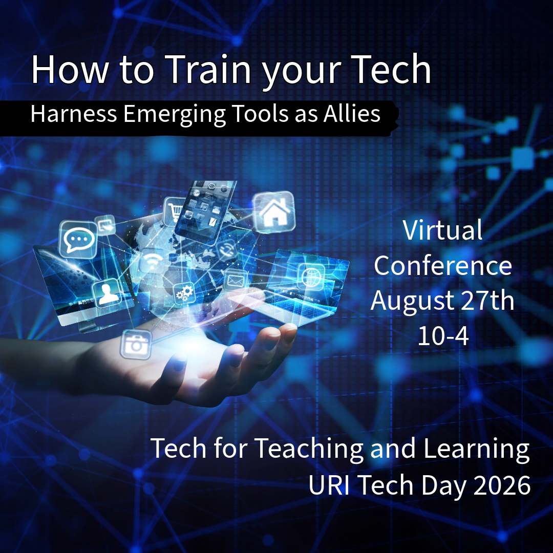 Conference logo - open palm with various digital tools