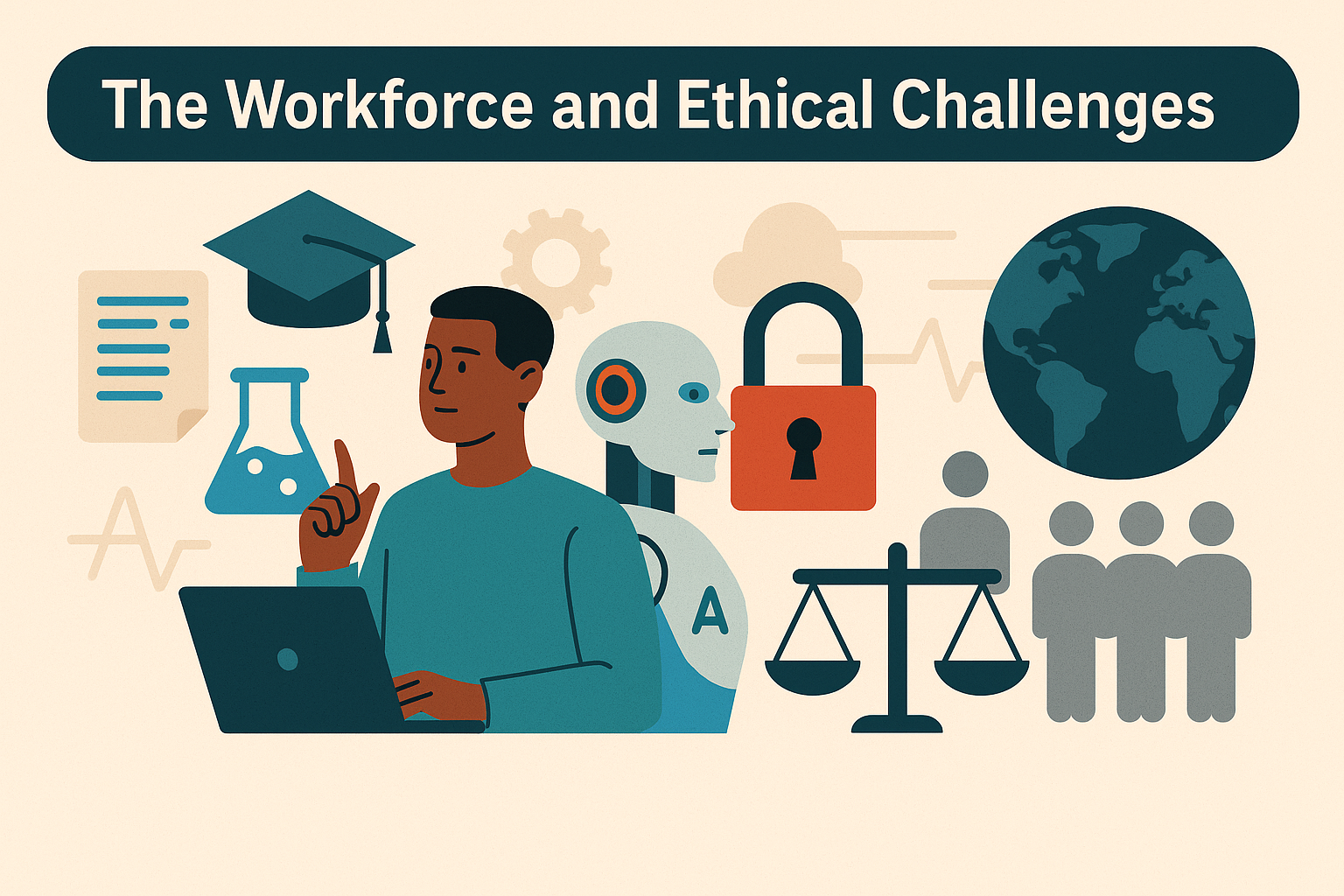 Picture depicting workforce and ethical challenges