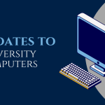 updates to university computers with icon of a monitor and keyboard