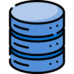 Databases with icon of databases