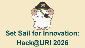 set sail for innovation: hack@uri 2026 with pirate ram icon