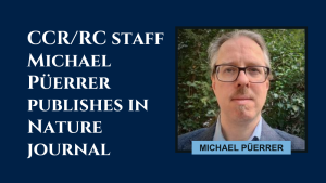CCR/RC staff Michael Püerrer publishes in Nature journal with image of michael puerrer